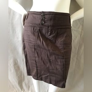 Avenue brown skirt size 14